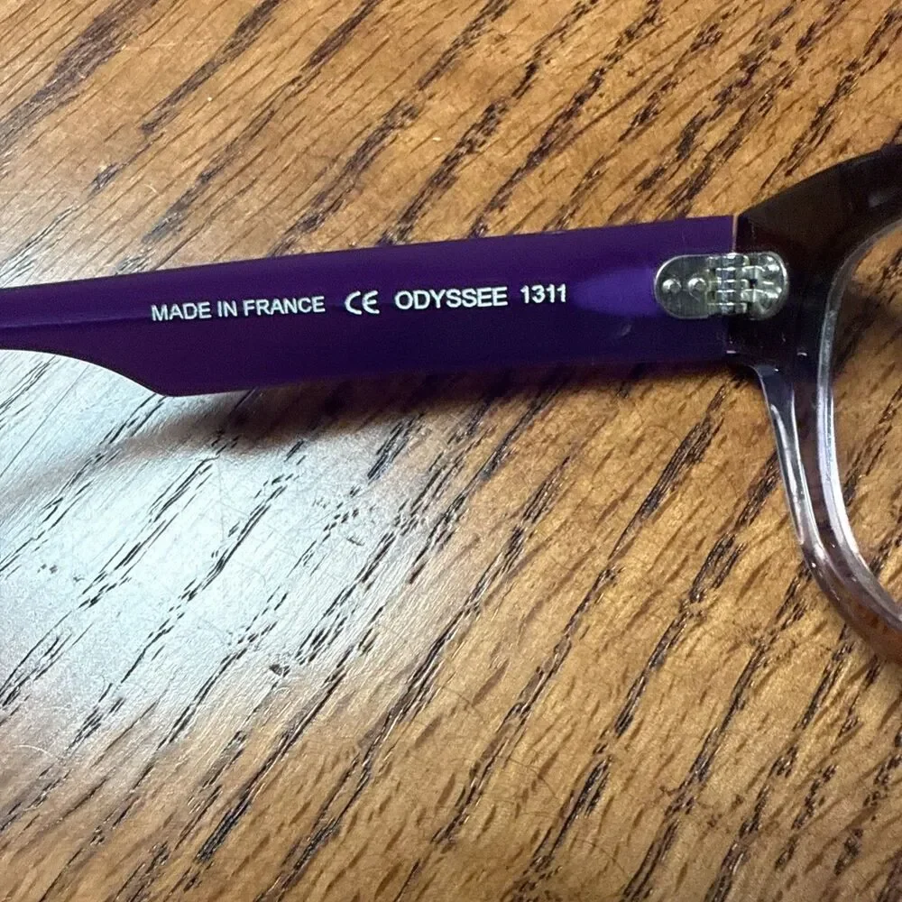 READ Authentic Anne et Valentin OCTET 1311 47mm Translucent Brown Violet France